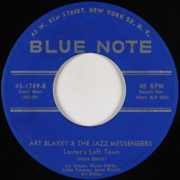 Art Blakey & The Jazz Messengers ~ It's Only A Paper Moon (Vinyl) - Djungel & Jazz
