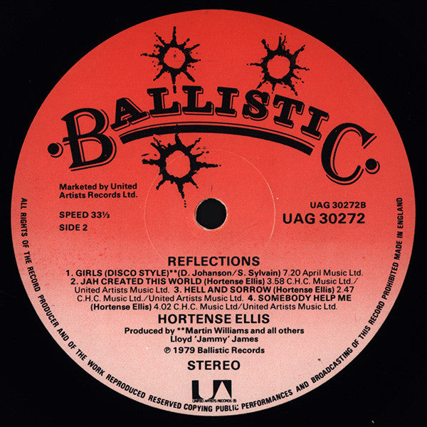 Hortense Ellis ~ Reflections (Vinyl) - Djungel & Jazz