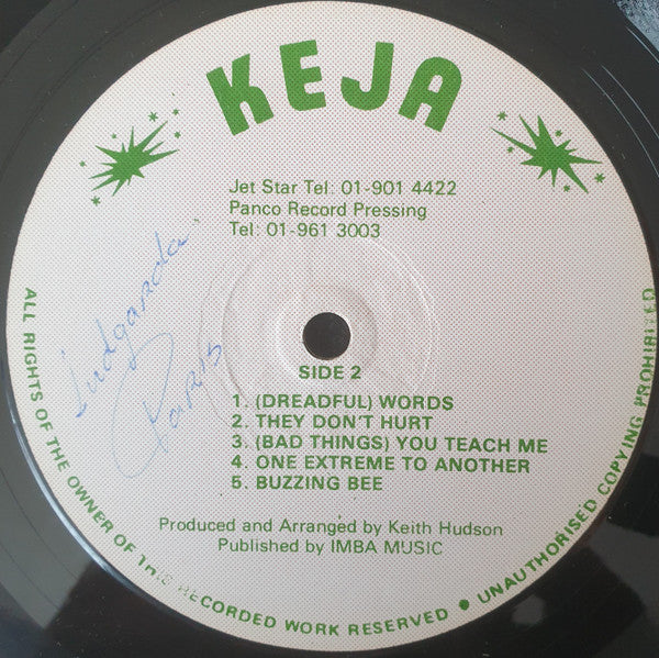 Keith Hudson : The Black Morphologist Of Reggae (LP, Album, RE)