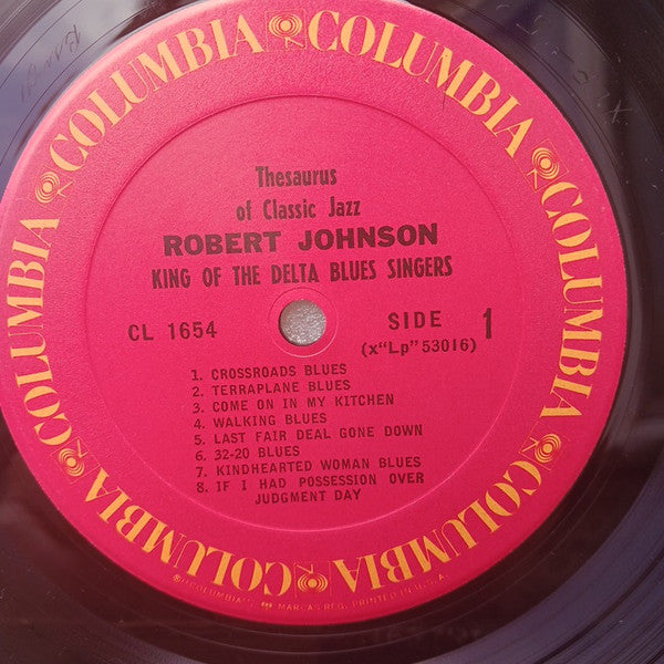 Robert Johnson : King Of The Delta Blues Singers (LP, Comp, Mono, RE)
