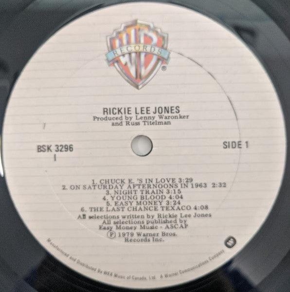 Rickie Lee Jones ~ Rickie Lee Jones (Vinyl) - Djungel & Jazz