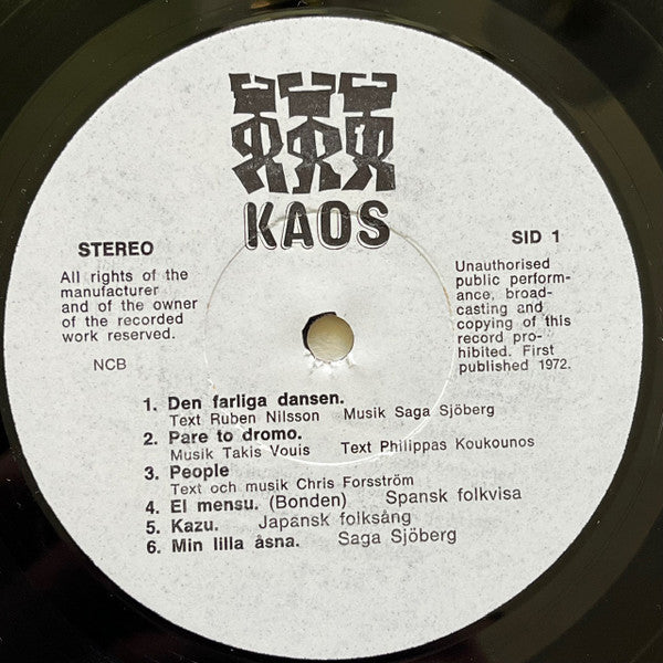 Various : Kaos (LP, RE)