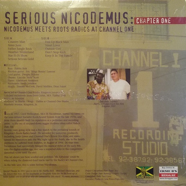 Nicodemus Meets The Roots Radics ~ Serious Nicodemus : Nicodemus Meets Roots Radics At Channel One Volume One (Vinyl) - Djungel & Jazz