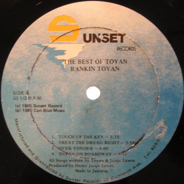 Toyan : Best Of Toyan (LP, Album, RP)