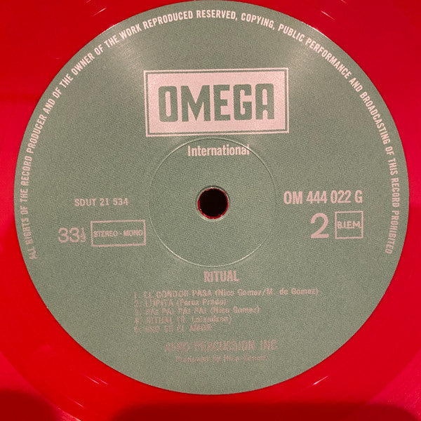 Nico Gomez And His Afro Percussion Inc. ~ Ritual (Vinyl) - Djungel & Jazz