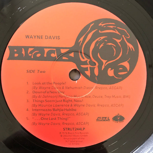 Wayne Davis  ~ Wayne Davis (Vinyl) - Djungel & Jazz