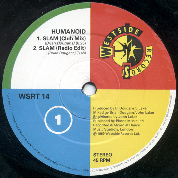 Humanoid ~ Slam (Vinyl) - Djungel & Jazz