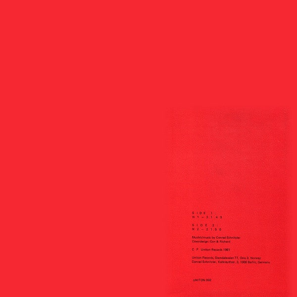 Conrad Schnitzler ~ Conal (Vinyl) - Djungel & Jazz