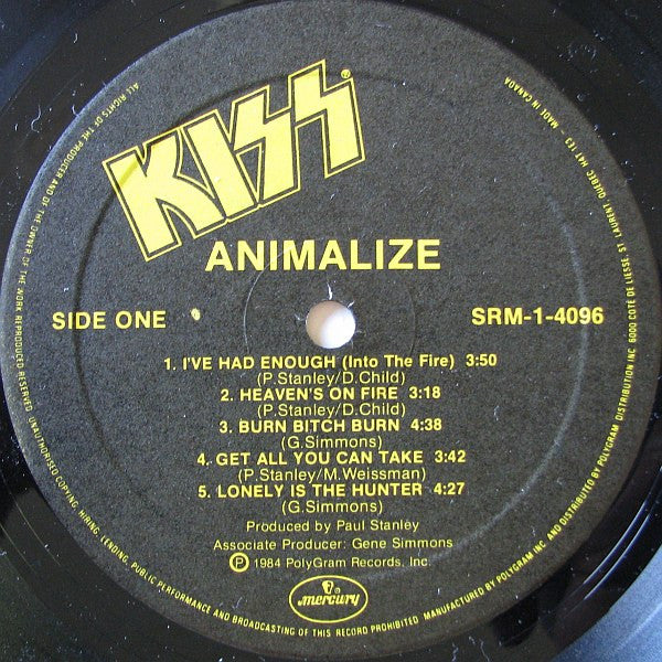 Kiss ~ Animalize (Vinyl) - Djungel & Jazz