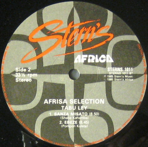 Tabu Ley Rochereau ~ Afrisa Selection (Vinyl) - Djungel & Jazz