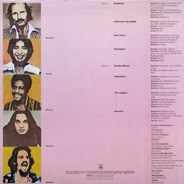 Weather Report ~ Heavy Weather (Vinyl) - Djungel & Jazz