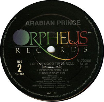 Arabian Prince* : Situation Critical (12", Single)