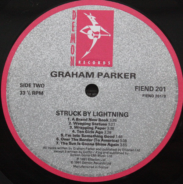 Graham Parker ~ Struck By Lightning (Vinyl) - Djungel & Jazz
