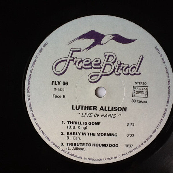 Luther Allison : Live In Paris (LP, Album)