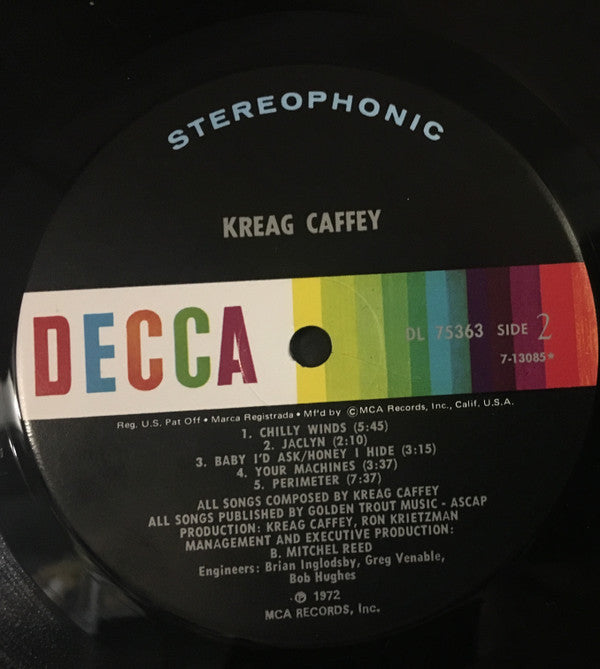 Kreag Caffey ~ Kreag Caffey (Vinyl) - Djungel & Jazz