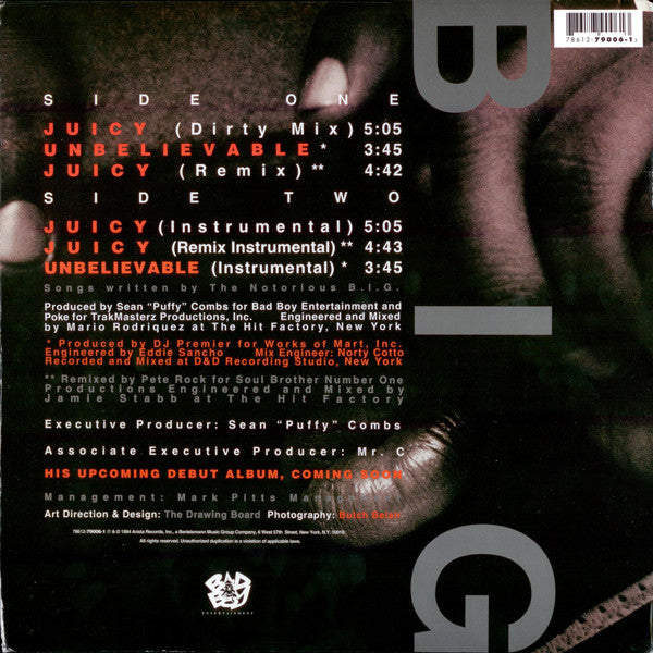 Notorious B.I.G. ~ Juicy (Vinyl) - Djungel & Jazz