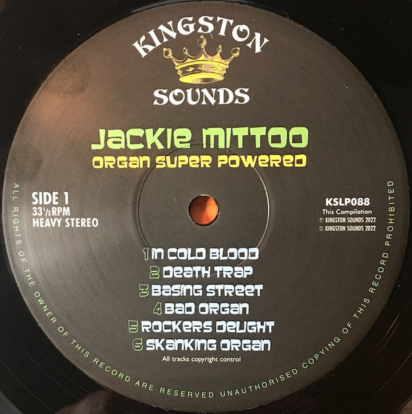 Jackie Mittoo : Organ Super Powered (LP, Comp)