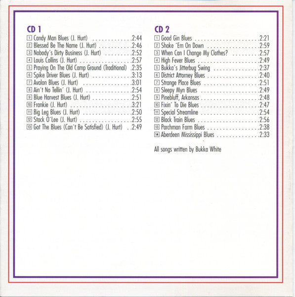 Mississippi John Hurt / Bukka White ~ Shake 'Em On Down (Vinyl) - Djungel & Jazz