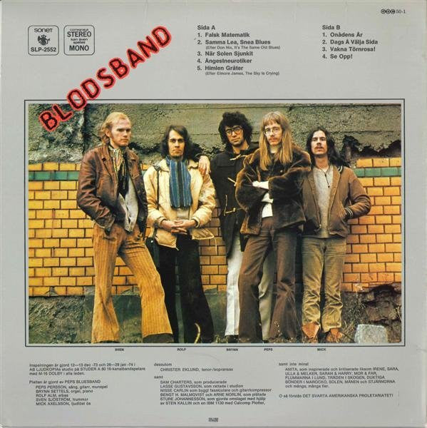 Peps Blodsband : Blodsband (LP)