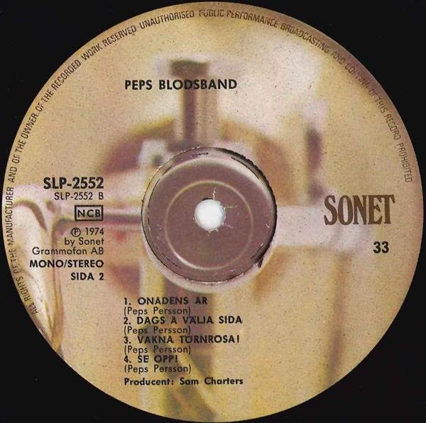 Peps Blodsband : Blodsband (LP)