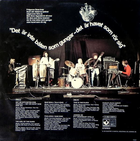 Solar Plexus (9) : Det Är Inte Båten Som Gungar - Det Är Havet Som Rör Sig (LP, Album)