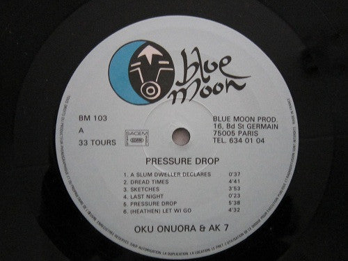 Oku Onuora & AK7 : Pressure Drop (LP, Album)