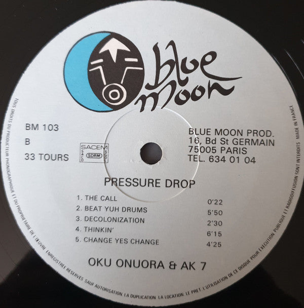 Oku Onuora & AK7 : Pressure Drop (LP, Album)