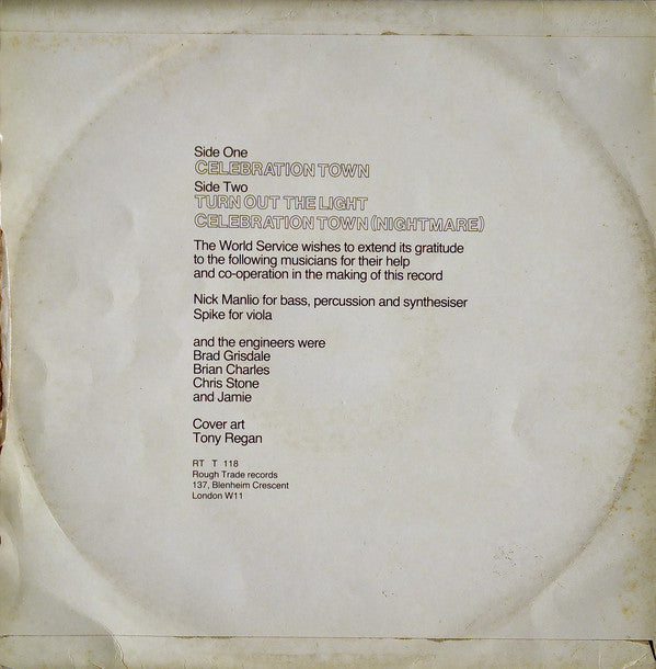 The World Service ~ Celebration Town (Vinyl) - Djungel & Jazz