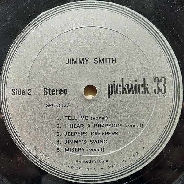 Jimmy Smith : Swings Along With Stranger In Paradise (LP, Album)