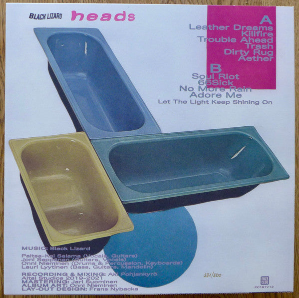 Black Lizard ~ Heads (Vinyl) - Djungel & Jazz