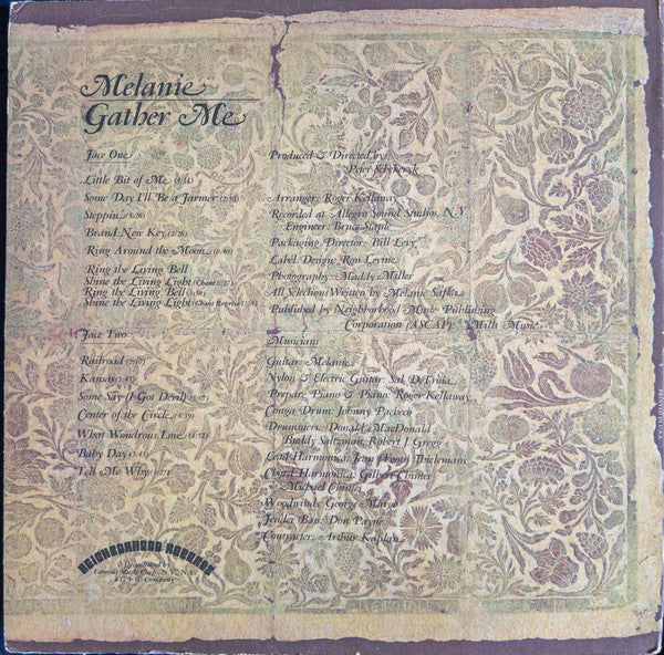 Melanie (2) : Gather Me (LP, Album, Gat)