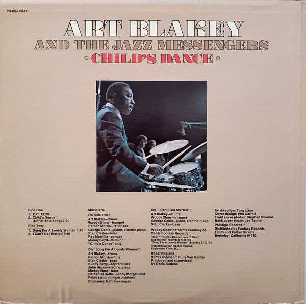 Art Blakey And The Jazz Messengers ~ Child's Dance (Vinyl) - Djungel & Jazz