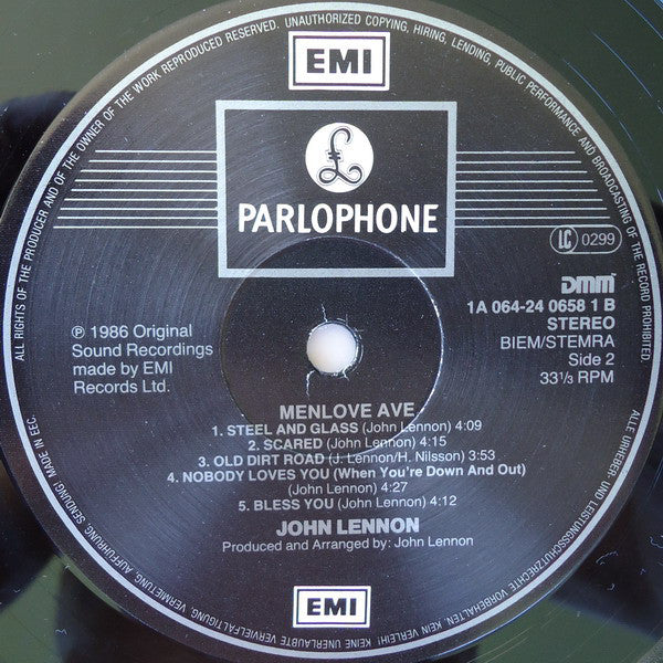 John Lennon ~ Menlove Ave (Vinyl) - Djungel & Jazz