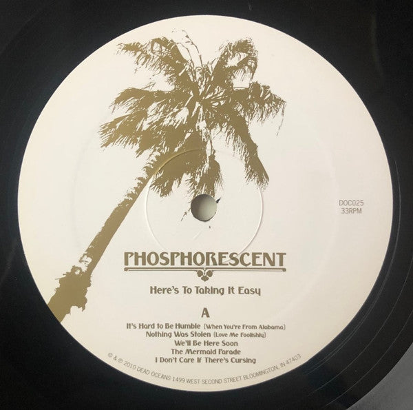 Phosphorescent ~ Here's To Taking It Easy (Vinyl) - Djungel & Jazz