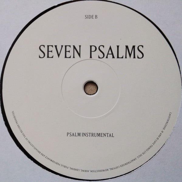 Nick Cave : Seven Psalms (10", Ltd)