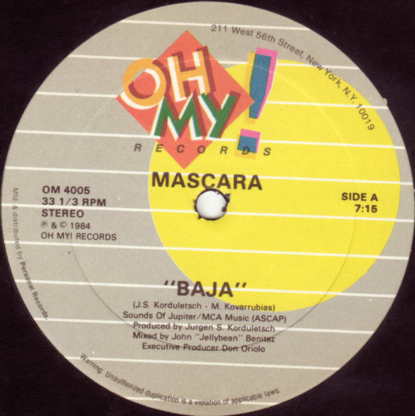 Mascara : Baja (12")