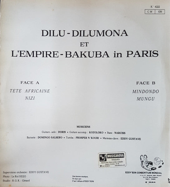 Dilu Dilumona Et Empire Bakuba ~ Nizi (Vinyl) - Djungel & Jazz