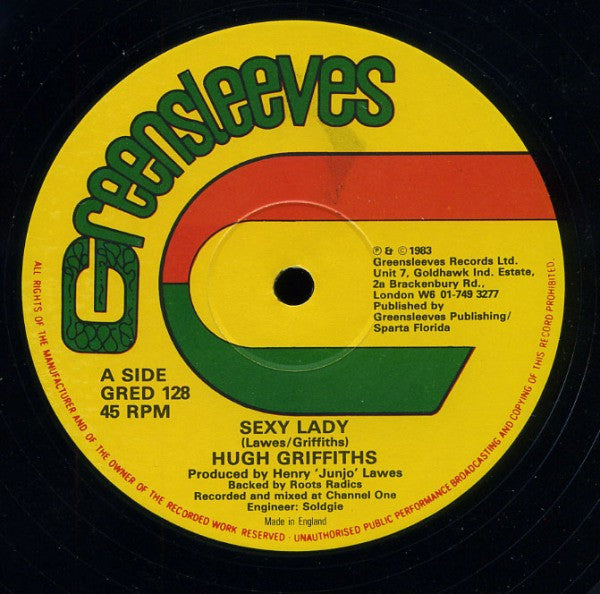 Hugh Griffiths (3) / Anthony Johnson : Sexy Lady / Now I Know (12")