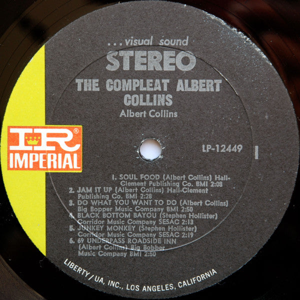 Albert Collins : The Compleat Albert Collins (LP, Album, All)