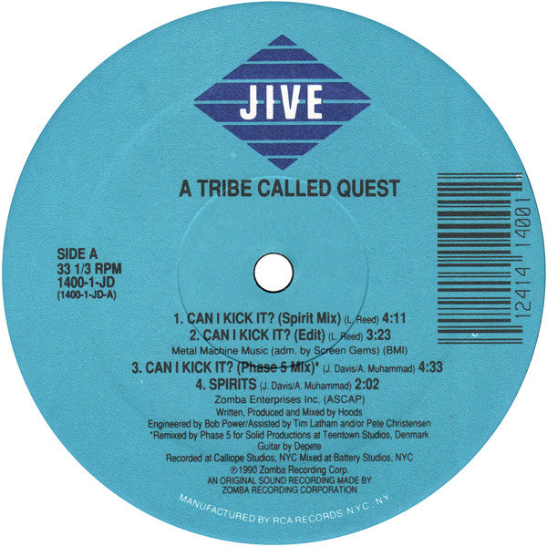 A Tribe Called Quest ~ Can I Kick It? (Vinyl) - Djungel & Jazz