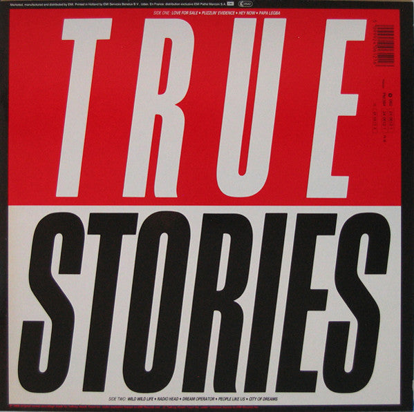 Talking Heads ~ True Stories (Vinyl) - Djungel & Jazz