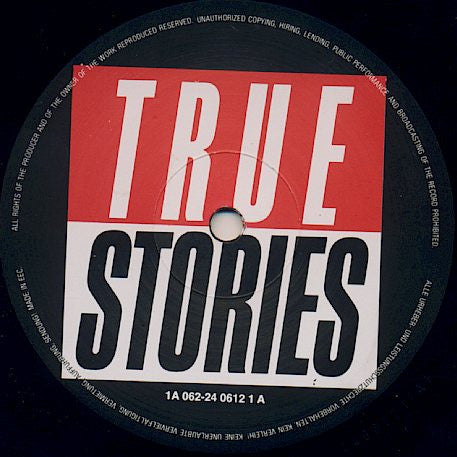 Talking Heads ~ True Stories (Vinyl) - Djungel & Jazz