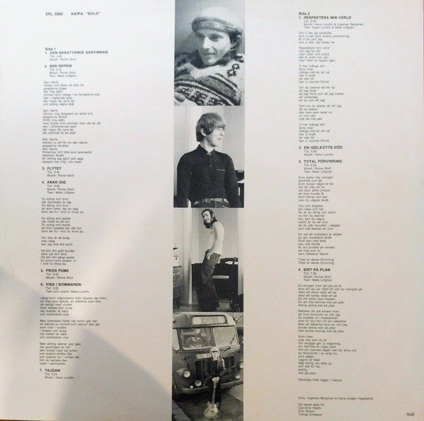 Kaipa ~ Solo (Vinyl) - Djungel & Jazz