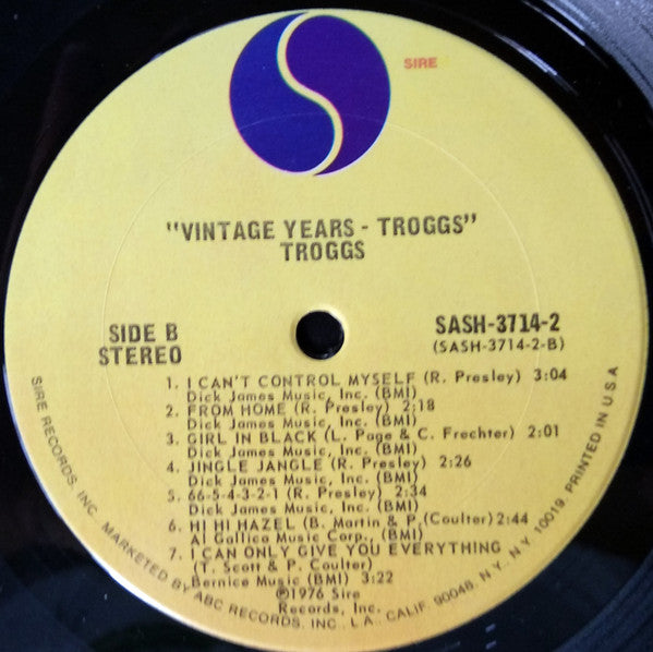 The Troggs : The Vintage Years (2xLP, Comp, San)