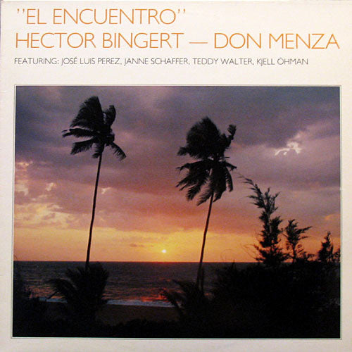 Hector Bingert ‎– Don Menza ~ El Encuentro (Vinyl) - Djungel & Jazz