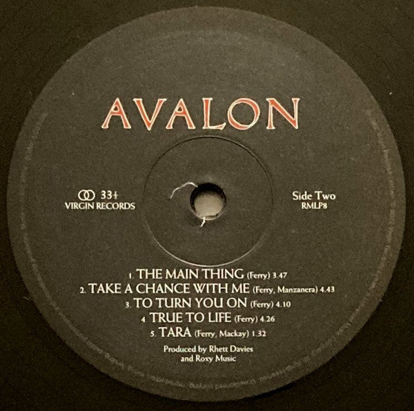 Roxy Music : Avalon (LP, Album, RE, RM, Hal)