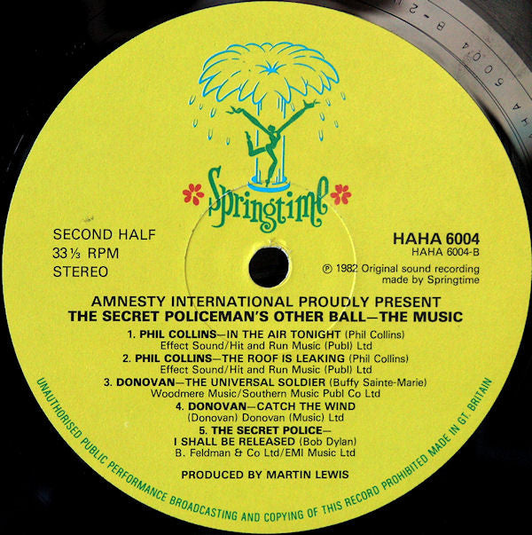 Various ~ The Secret Policeman's Other Ball (The Music) (Vinyl) - Djungel & Jazz