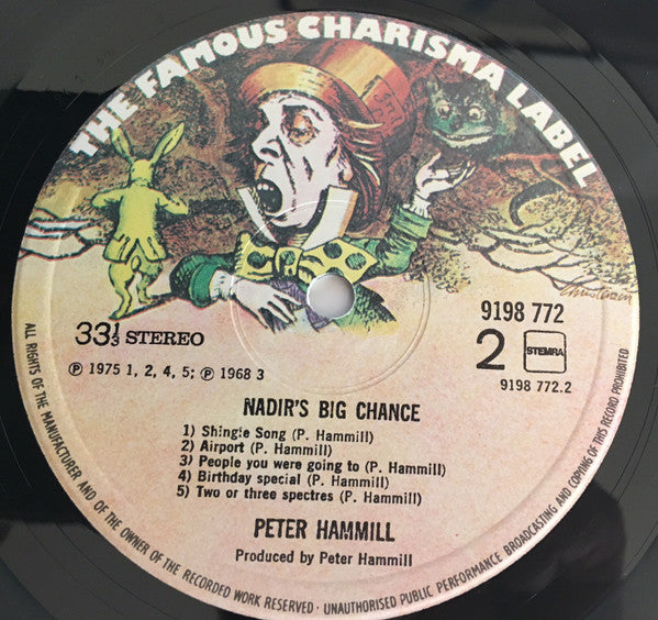 Peter Hammill ~ Nadir's Big Chance (Vinyl) - Djungel & Jazz