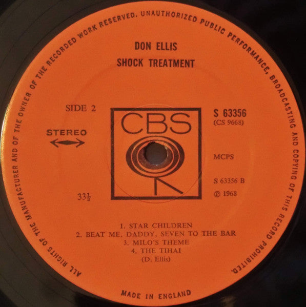 Don Ellis ~ Shock Treatment (Vinyl) - Djungel & Jazz