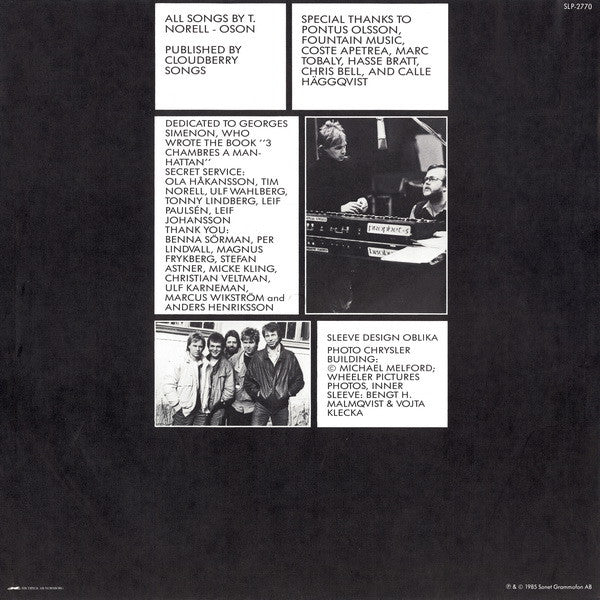 Secret Service : When The Night Closes In (LP, Album)
